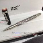 Perfect Replica Rouge et Noir Montblanc Heritage Collection Pens - Silver Clip Rollerball Pen